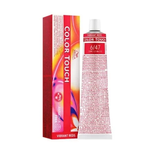 Wella Color Touch Vibrant Reds nr 6/47 Ciemny blond z miedzianym odcieniem piaskowym – farba do włosów 60 ml
