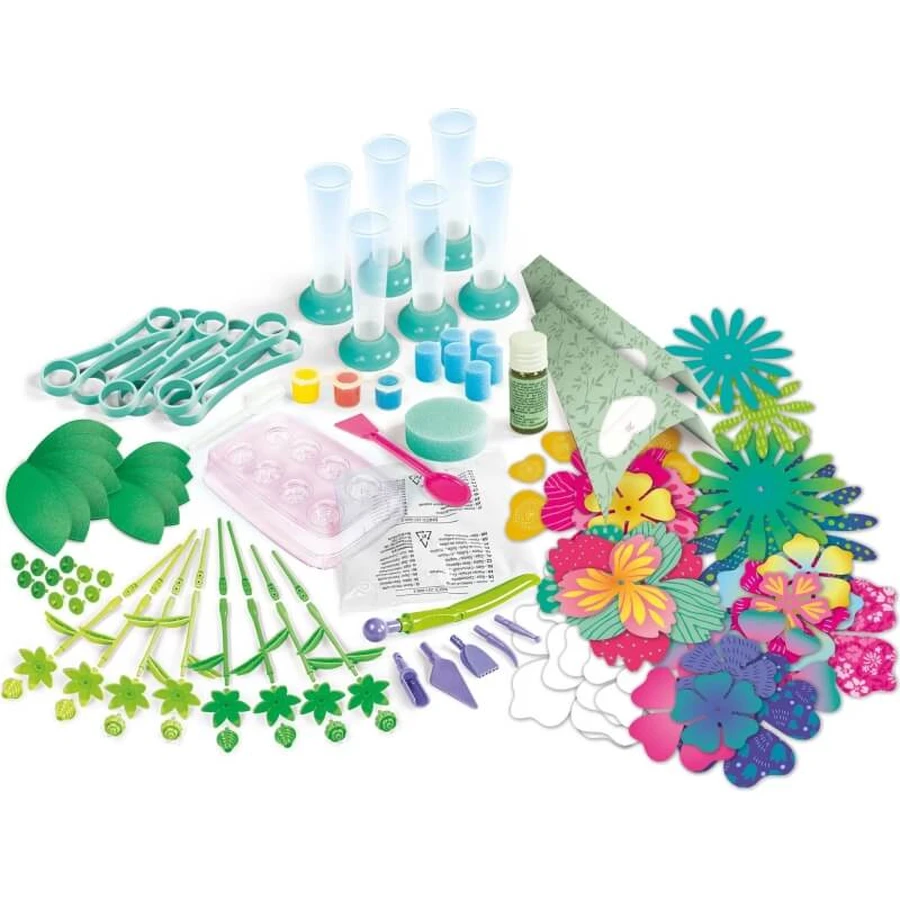 Clementoni Idea! Atelierul de flori – joc creativ pentru copii de 8 ani și peste