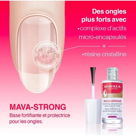 Mavala Mava Strong – Stärkender und schützender Nagelfundamentlack, 10 ml