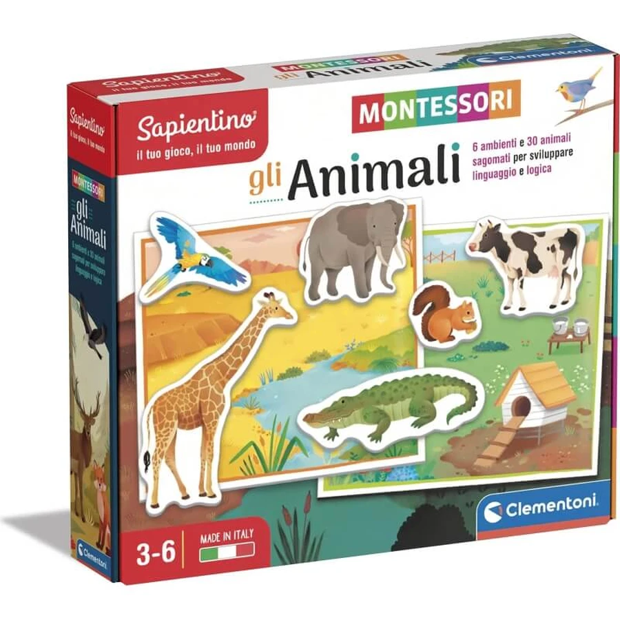 Clementoni Animals – gra edukacyjna inspirowana metodą Montessori: ceny i cechy