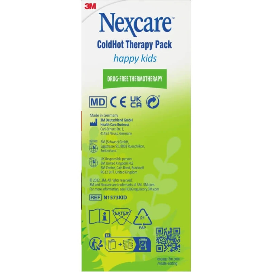 Nexcare Warm-Koud-Therapiepakket Happy Kids - 2 warm-koud-therapiepleisters