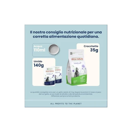 Almo Nature PFC Daily Func Cat70 Sen PE-PO – hrană umedă completă pentru pisici adulte și în vârstă, cu efect digestiv, 6 x 70 g