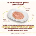Almo Nature HFC Ton din Atlantic sterilizat – hrană complementară pentru pisici adulte sterilizate sau puțin active, 50 g