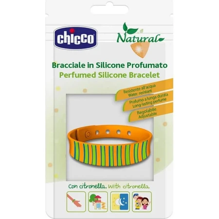 Chicco natural - bracciale in silicone profumato antizanzare