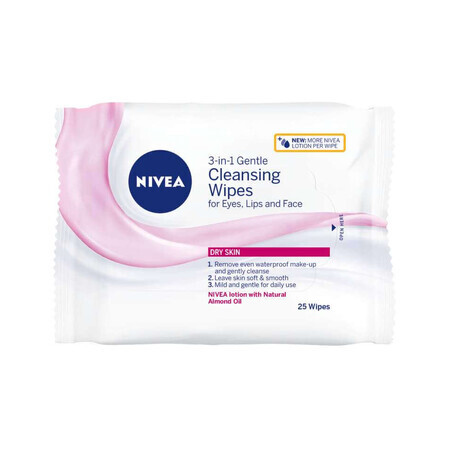 Nivea Visage Toallitas Limpiadoras Finas x 25pcs 81906