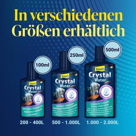 Tetra Crystalwater - Freshwater Aquarium Clarifier, 250 ml