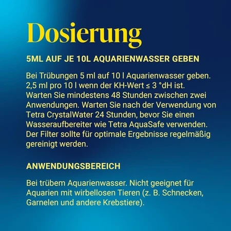 Tetra Crystalwater - Freshwater Aquarium Clarifier, 250 ml