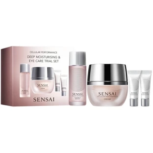 Set de regalo de la crema Kanebo Sensai Cellular Performance: rutina completa antienvejecimiento e hidratante para el rostro y el contorno de los ojos