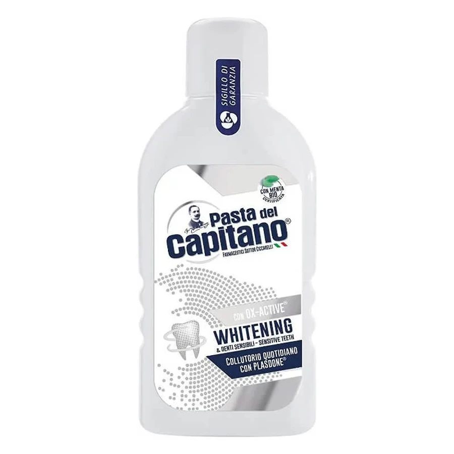 Capitano Ox Active Zahnpasta zur Zahnaufhellung – Mundwasser zur Zahnaufhellung für empfindliche Zähne, 400 ml