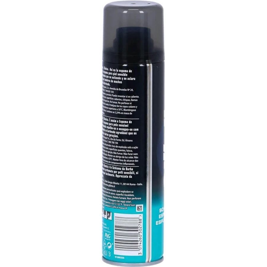 Gillette Ultra Protective Rasierschaum für empfindliche Haut, 300 ml