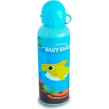 Botella de agua de aluminio de 4 m con diseño de Baby Shark - Colores variados