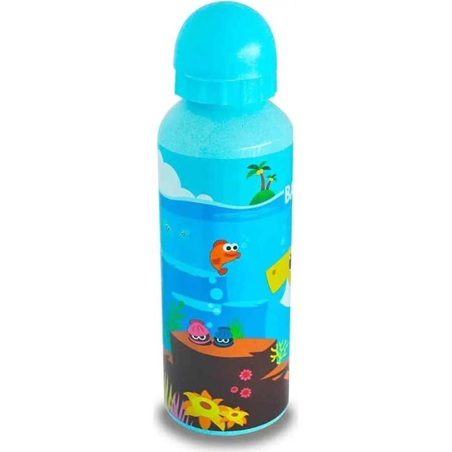 4m Sticlă de apă din aluminiu cu motive „Baby Shark” – culori asortate
