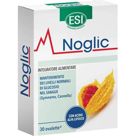 Esi Noglic 30 ovale Tabletten – Nahrungsergänzungsmittel zur Blutzuckerkontrolle