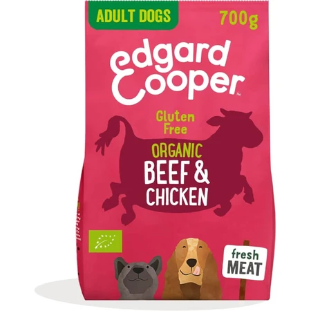 Edgard & Cooper Adult Fresh Beef and Chicken — Compleet voer voor volwassen honden, 700 g