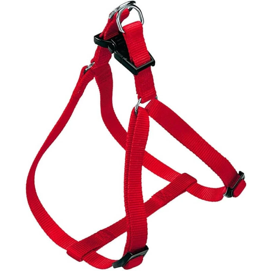 Ferplast Easy p small rossa - pettorina per cani e gatti in nylon regolabile