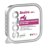 Drn Solo anatra – hrană monoproteică pentru câini cu alergii sau intoleranțe alimentare, 300 g