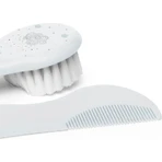 Set Suavinex cu perie și pieptene, de culoare albastru deschis