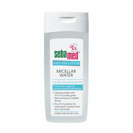 Anti Pollution Micellar Water, Oily and Combination Skin, 200 ml, Sebamed