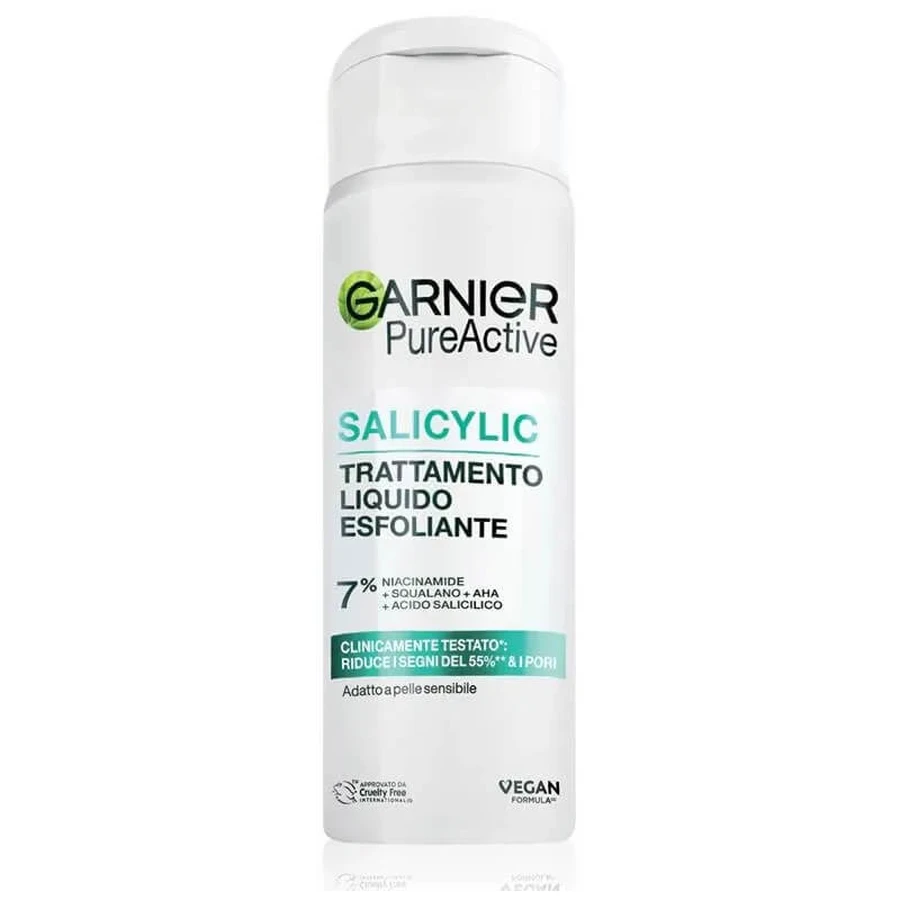 Garnier Pure Active Salicílico - Tratamiento exfoliante líquido, 120 ml