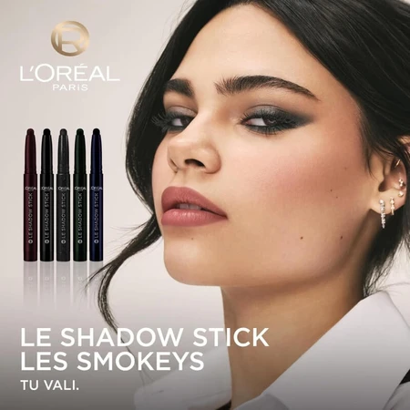 L'Oréal Paris Le Shadow Stick – cień do powiek w sztyfcie nr 300 Cosmic Blue: ceny i cechy