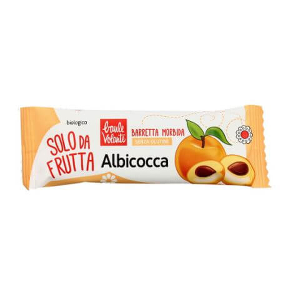 Barrita de albaricoque bio Solo da Frutta, 30 g, Baule Volante