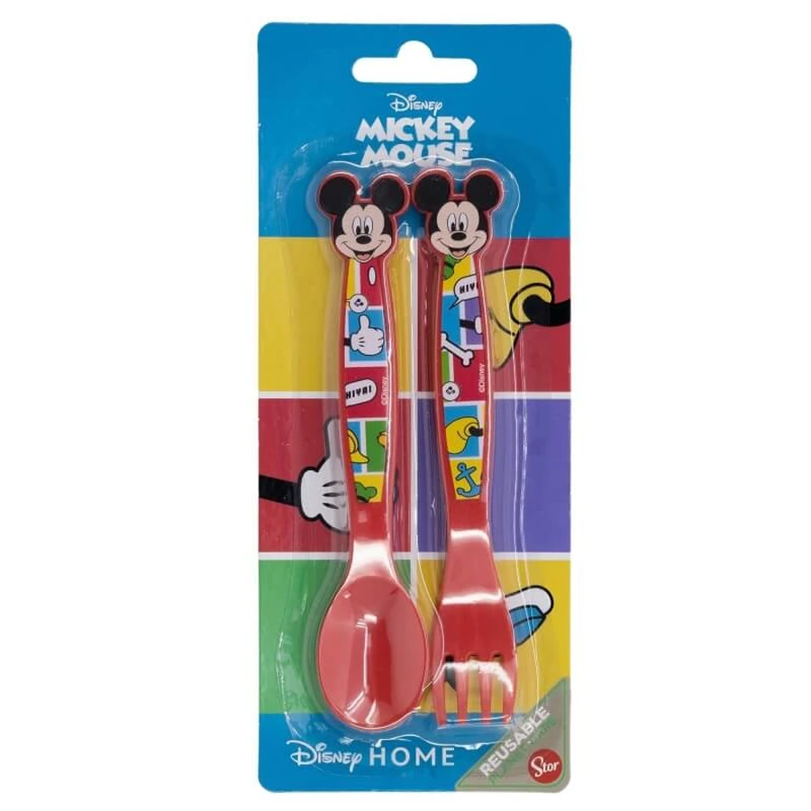 Ensemble Disney Baby Mickey - 2 couverts en plastique