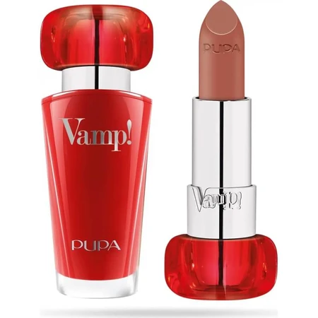 Pupa Vamp! – Pomadka zwiększająca objętość ust nr 106 Cappuccino: ceny i cechy