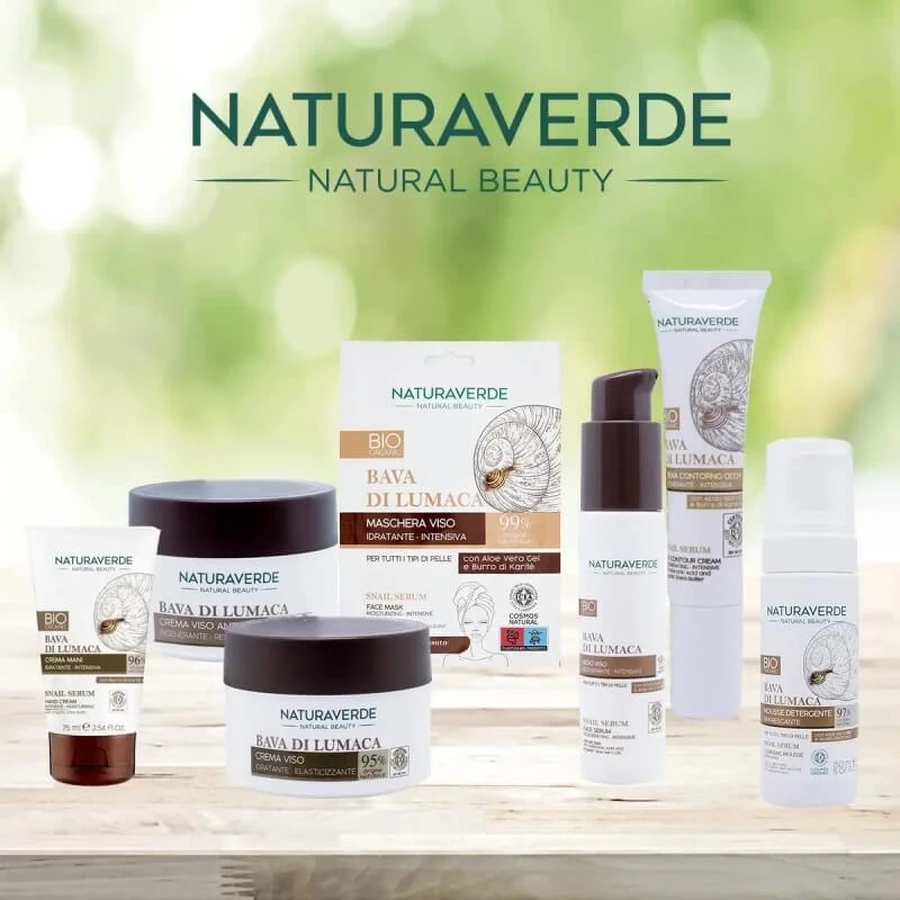 Naturaverde Mască hidratantă pentru față cu secret de melc