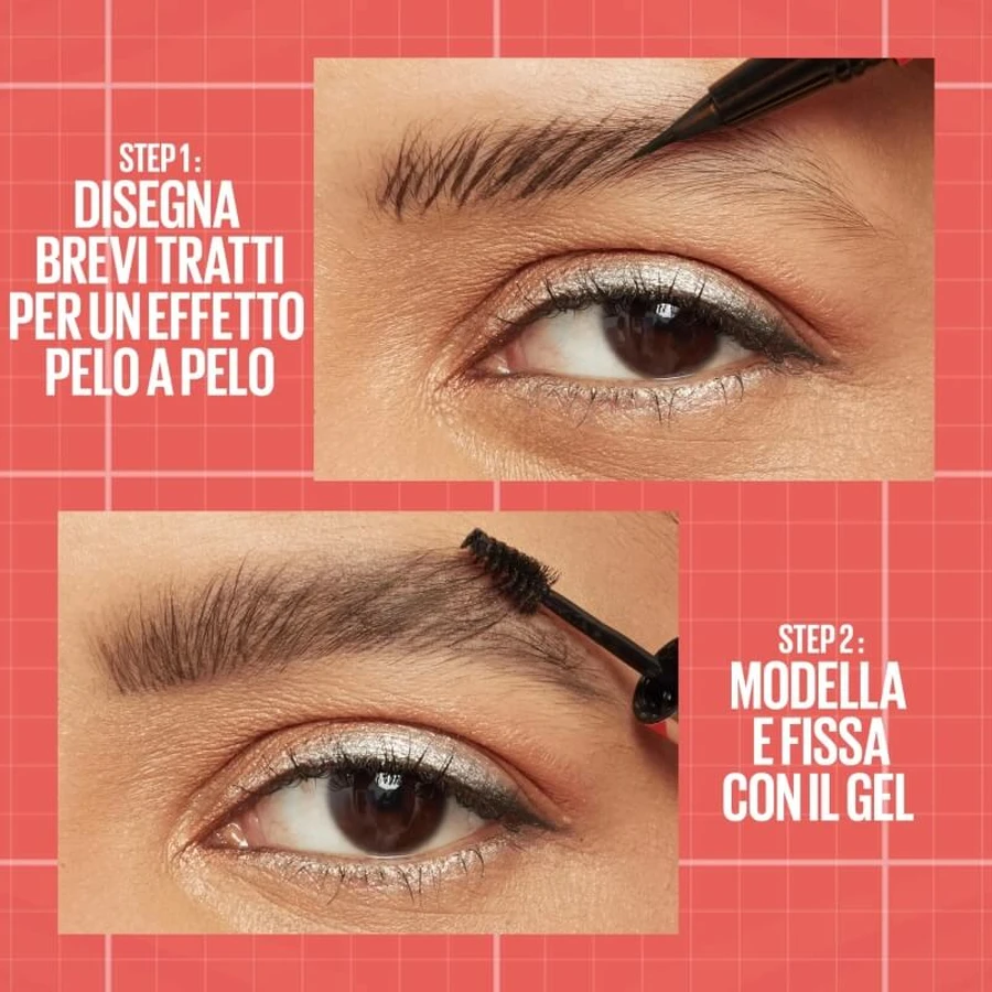 Maybelline Build a Brow – Kredka do brwi – nr 255 Soft Brown: ceny i cechy