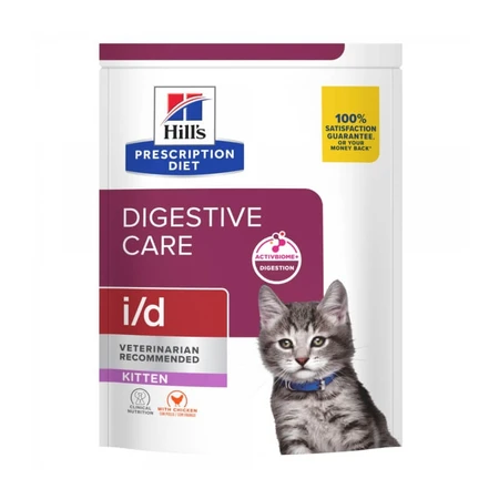 Hill's Prescription Diet Digestive Care i/d Kitten met kip - Dieetdroogvoer voor kittens met spijsverteringsproblemen, 400 g