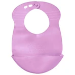 Tommee Tippee Roll 'n' Go - Bavoir en silicone avec poche ramasse-miettes, à partir de 6 mois - Couleurs assorties