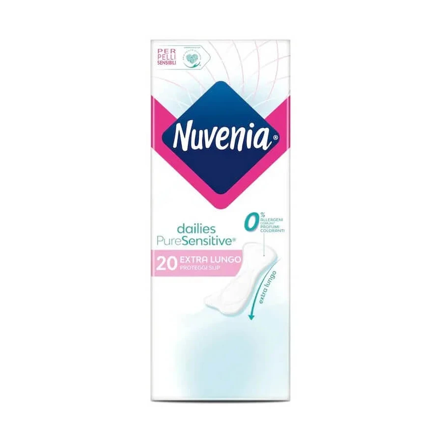 Nuvenia Dailies Pure Sensitive – 20 bardzo długich wkładek higienicznych: ceny i cechy