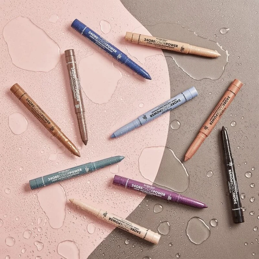 Cień do powiek Deborah 24-Hour Color Power – cień w sztyfcie nr 10, matowa czerń: ceny i cechy