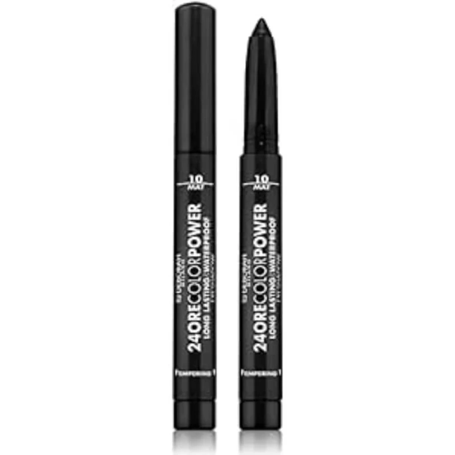 Cień do powiek Deborah 24-Hour Color Power – cień w sztyfcie nr 10, matowa czerń: ceny i cechy