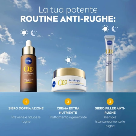 Nivea Q10 Extra Nutritiva Antirrasgas SPF 15 - Crema de día reparadora profunda 50 ml