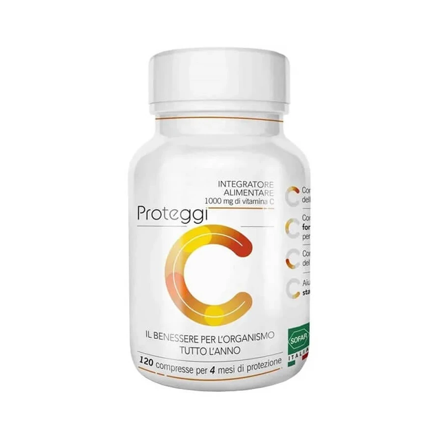 Proteggi c 120 compresse - integratore di vitamina c