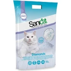 Sanicat Diamonds - Litière pour chat à base de silice, 15 L
