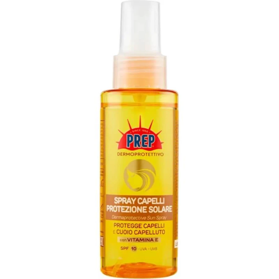 SPF 10 Skin Protection Prep - Spray solaire pour les cheveux 100 ml (étiquette abîmée)