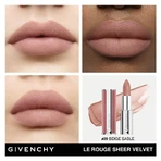 Givenchy Le Rouge Sheer Velvet – ruj mat nr. 09 bej nisipiu