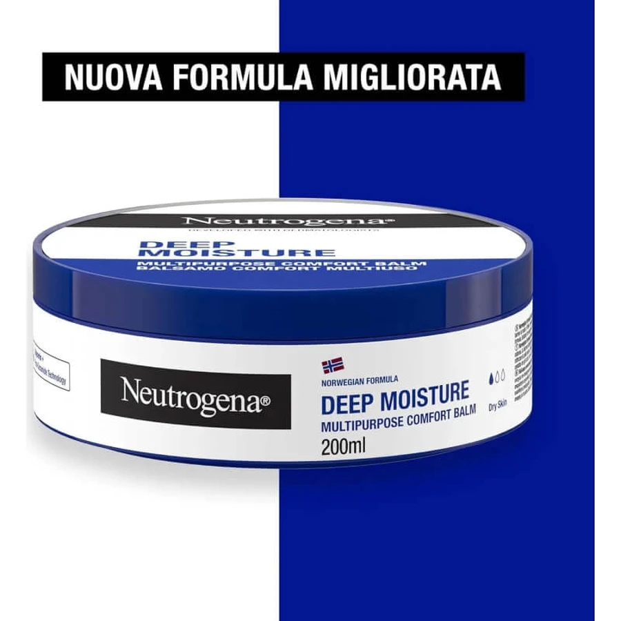 Neutrogena Deep Moisture - Après-shampoing polyvalent et apaisant, 200 ml