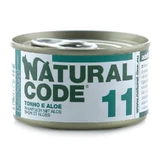 Natural Code 11 Thunfisch und Aloe – Ergänzungsfuttermittel für ausgewachsene Katzen, 85 g
