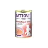 Kattovit Renal Drink Pollo - Bebida para gatos con insuficiencia renal, 135 ml