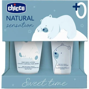 Chicco Natural Sensation Sweet Time – set cadou pentru nou-născuți