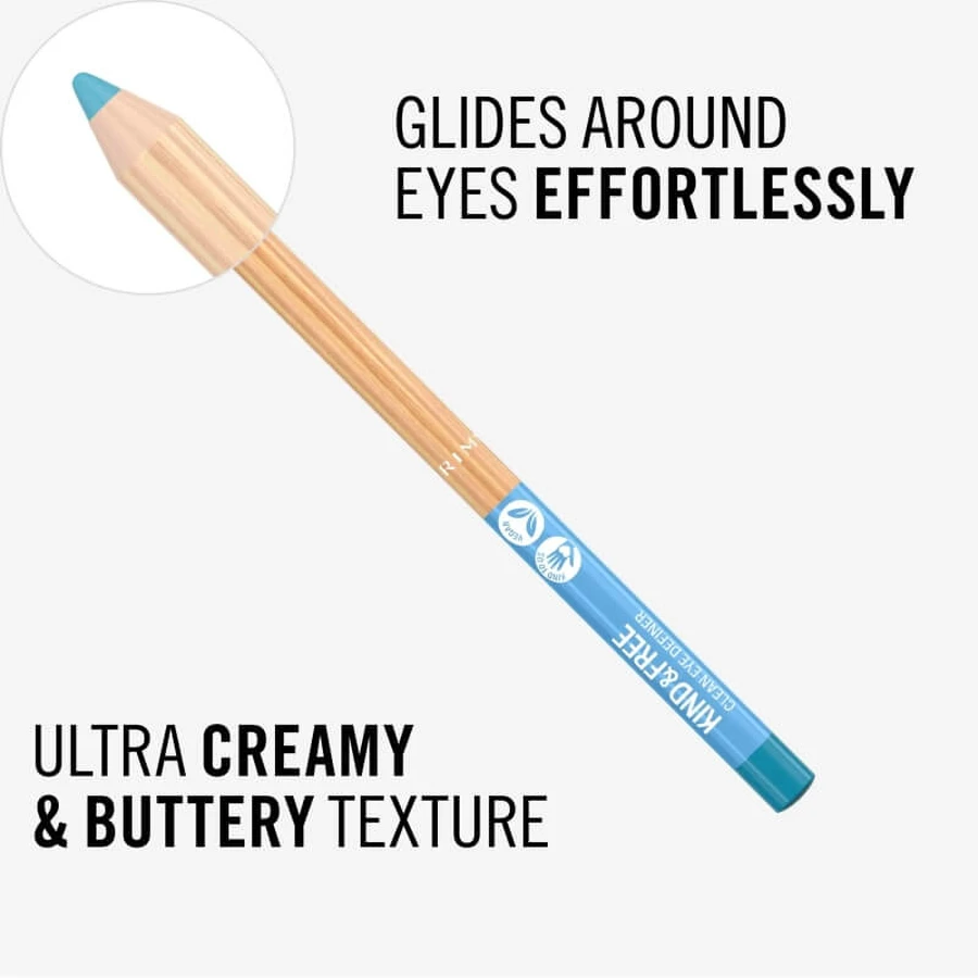 Rimmel Kind & Free Clean Eye Definer - Eye Pencil No. 06 Anime Blue
