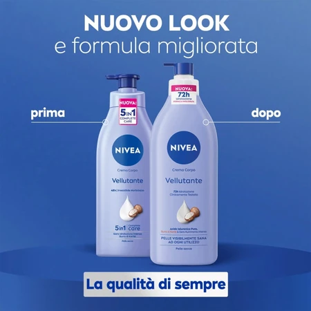 Nivea vellutante - crema corpo per pelle secca 500 ml