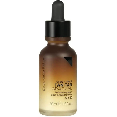 Diego dalla Palma Cremă de protecție solară pentru față SPF 30, ser autobronzant Tan Tan Gradual, protecție ridicată, 30 ml