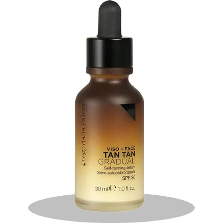 Diego dalla Palma Cremă de protecție solară pentru față SPF 30, ser autobronzant Tan Tan Gradual, protecție ridicată, 30 ml