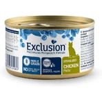 Exclusion Mediterraneo Monoprotein Sterilized Chicken - Compleet natvoer voor volwassen, gesteriliseerde katten, 85 g