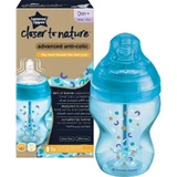 Tommee Tippee Advanced Anti-Colic - Biberón de 260 ml - Elefante azul