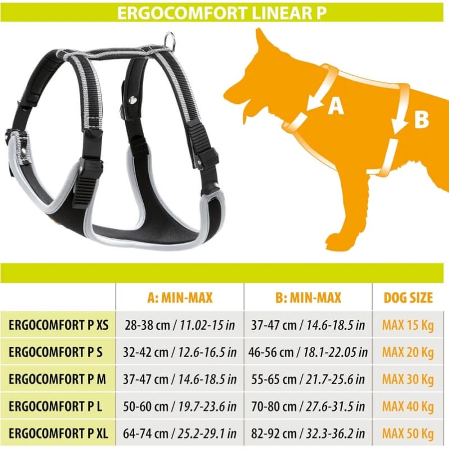Ferplast Ergocomfort P Pequeño Gris - Arnés ergonómico
